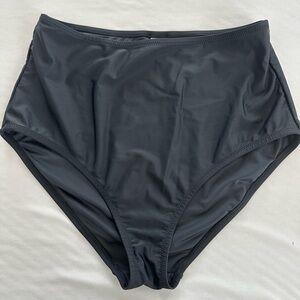 Black High-Waisted Bikini Bottoms